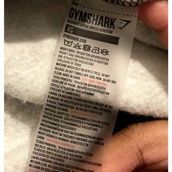 Gymshark Women's Charcoal Grey Mock Neck Pullover Tunic Sweatshirt - Picture 6 of 6